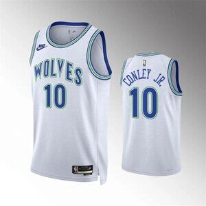 Mens Mike Conley White Stitched Jersey